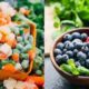 Свежие или замороженные фрукты и овощи